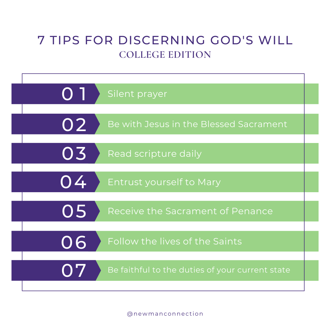 7 tips for college students seeking God's will
